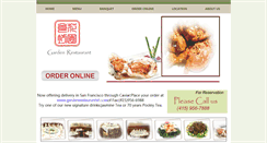 Desktop Screenshot of gardenrestaurantsf.com